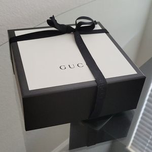 Authentic Gucci gift box with dust bag